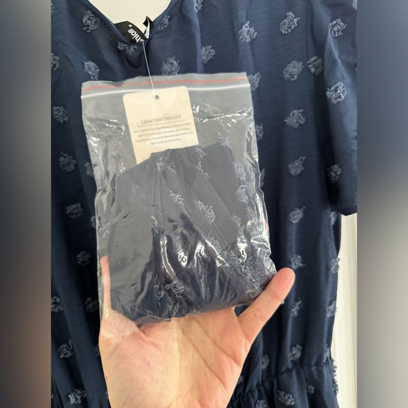 MASCOMODA Boho Swiss Dot Maxi Dress - Picture 6 of 9